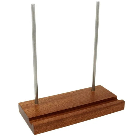 Big Fudge Wooden Record Holder Display Stand - Sapele