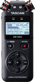 Load image into Gallery viewer, Tascam DR-05X Stereo Handheld Field Recorder and Audio Interface