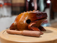 Load image into Gallery viewer, Wood Giant Frog Guiro - Red