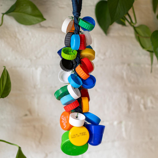 Marcos China Recycled Bottle Cap Rope Shaker
