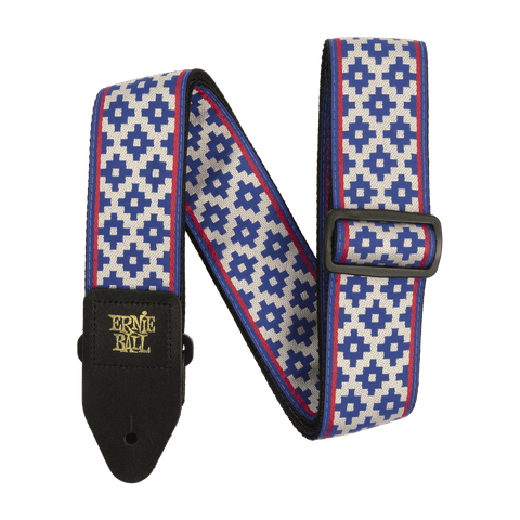 Ernie Ball Classic Jacquard Guitar Strap - Blue Crux