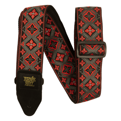 Ernie Ball Classic Jacquard Guitar Strap - Red King