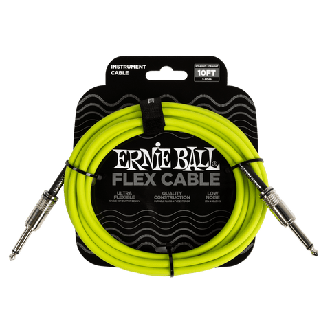 Ernie Ball Flex Instrument Cable - Green