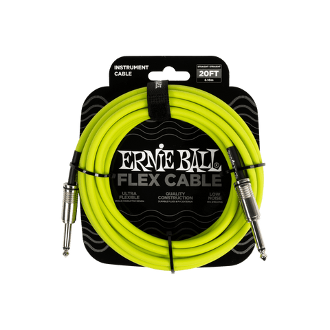 Ernie Ball Flex Instrument Cable - Green