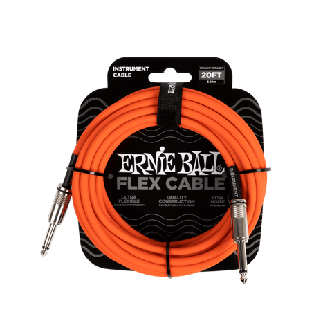 Ernie Ball Flex Instrument Cable - Orange