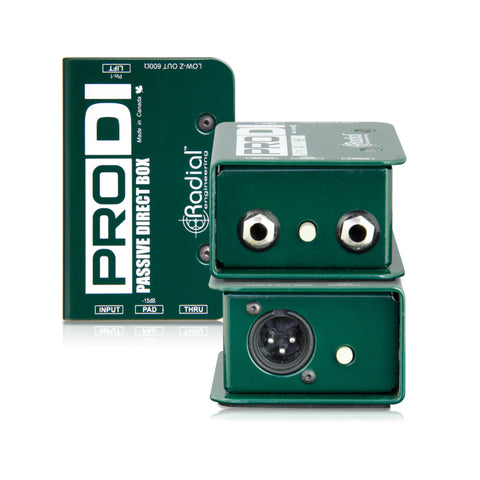 Radial ProDI 1-channel Passive Instrument Direct Box