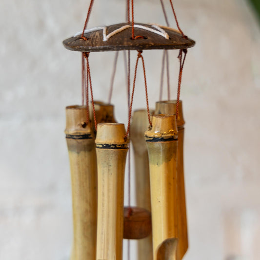 Bamboo Coconut Wind Chimes - Mini