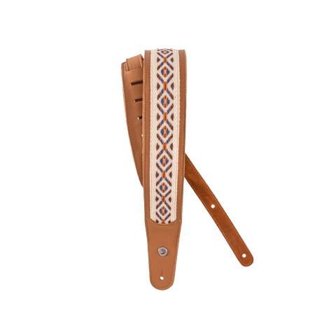 D'Addario Hybrid Leather Desert Guitar Strap