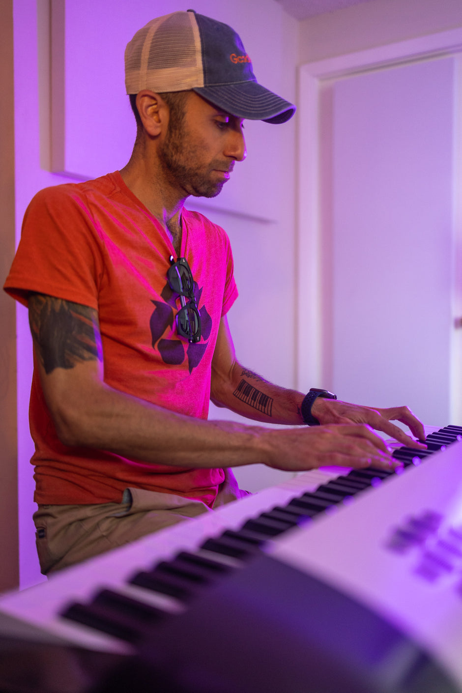 SV2 recording in studio