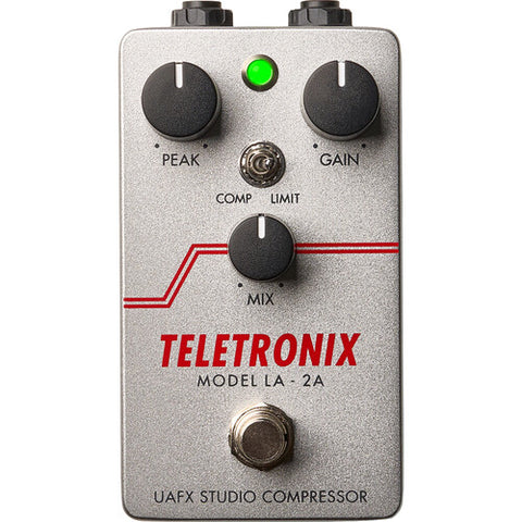 Universal Audio UAFX Teletronix LA-2A Studio Compressor Effects Pedal