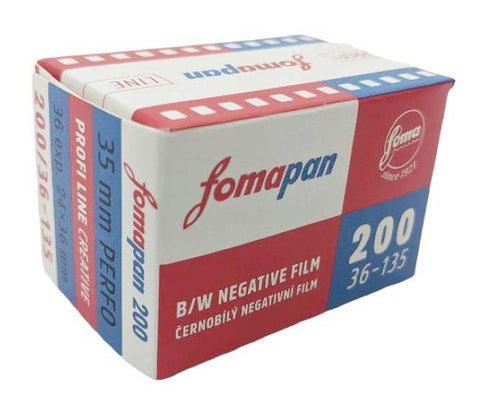 Foma Fomapan 200 ISO B&W 35mm Film - 36 exp.