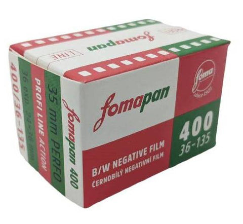Foma Fomapan 400 ISO B&W 35mm Film - 36 exp.