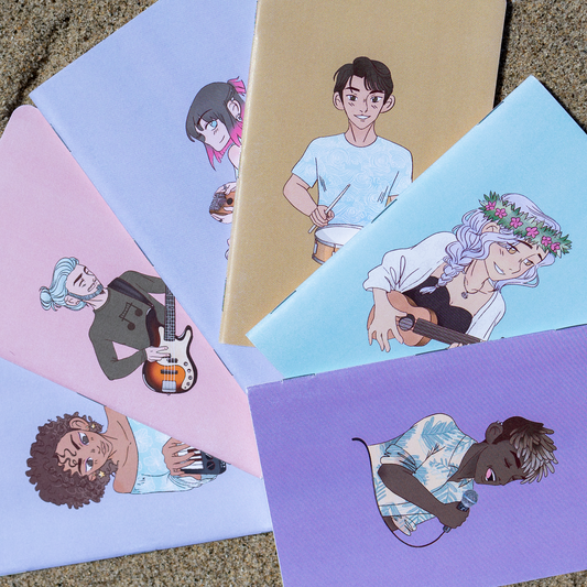 House Band Notebook 6-Pack