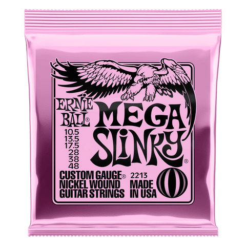 Ernie Ball Mega Slinky Nickel Wound Electric Guitar Strings - 10.5-48 Gauge
