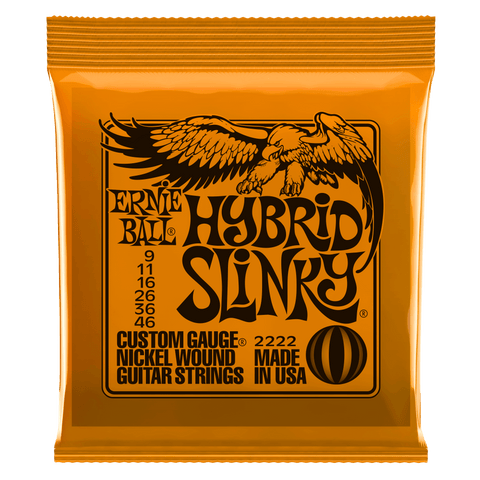 Ernie Ball Hybrid Slinky Nickel Wound Electric Guitar Strings - 9-46 Gauge