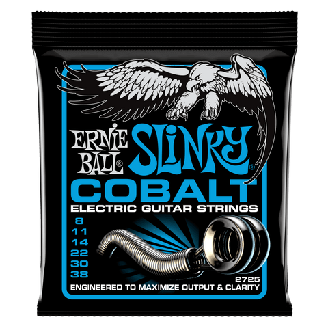 Ernie Ball Extra Slinky Cobalt Electric Guitar Strings - 8-38 Gauge