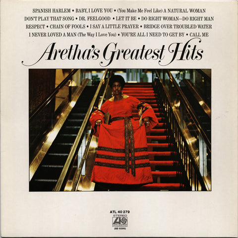 Aretha Franklin ‎– Aretha's Greatest Hits LP
