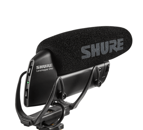 Shure LensHopper™ Camera-Mount Condenser Microphone