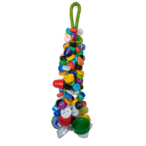 Marcos China Recycled Bottle Cap Triple Rope Shaker