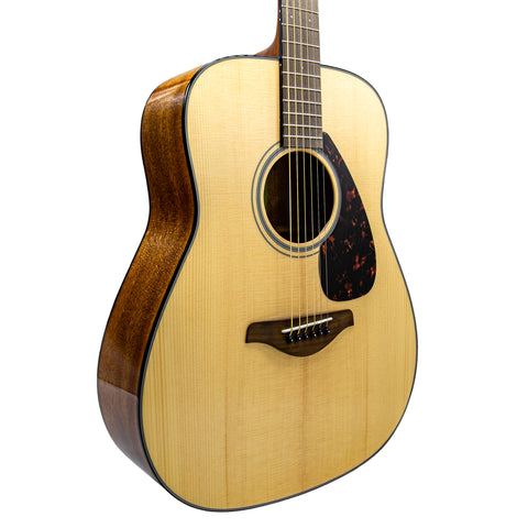 Yamaha FG800 Natural Solid Top Folk Guitar