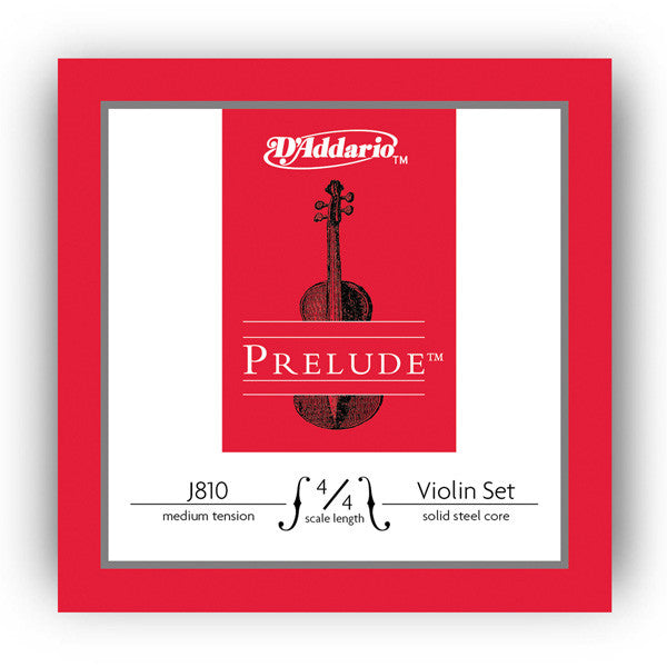 D'Addario J810 4/4M Prelude Violin String Set 4/4 Medium