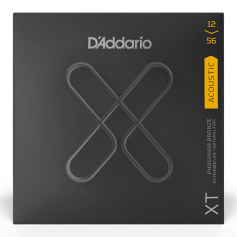 D'Addario XT Phosphor Bronze Acoustic Guitar Strings Light Top/Medium Bottom XTAPB1256