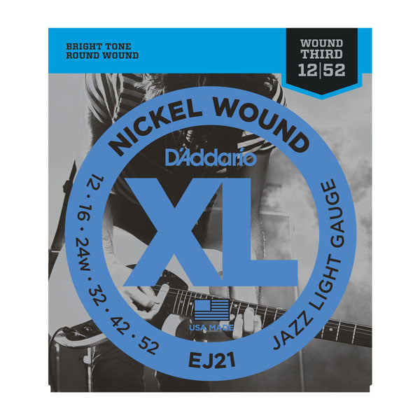 D'Addario EJ21 Jazz Electric Guitar Strings Light