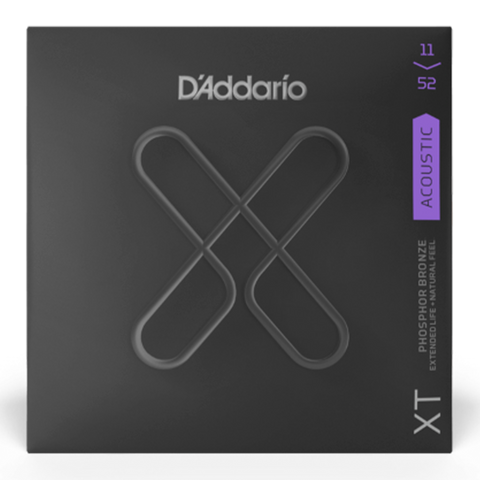 D'Addario XT Phosphor Bronze Acoustic Guitar Strings Custom Light XTAPB1152