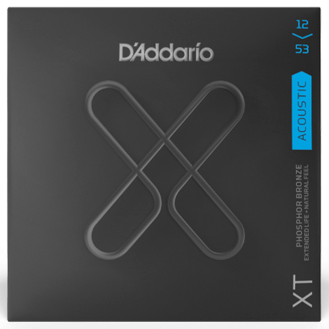 D'Addario XT Phosphor Bronze Acoustic Guitar Strings Regular Light XTAPB1253