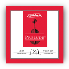 D'Addario J814 4/4M Prelude Violin G String Medium Scale