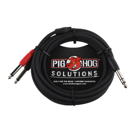 Pig Hog Solutions TRS(M)-Dual 1/4" Insert Cable
