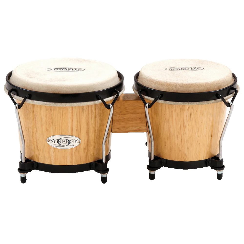 Toca Synergy Wood Bongos - Natural