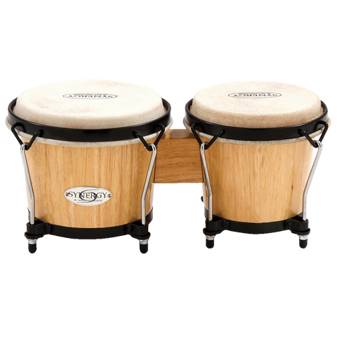 Toca Synergy Wood Bongos - Natural