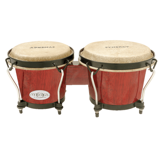 Toca Synergy Wood Bongos - Rio Red