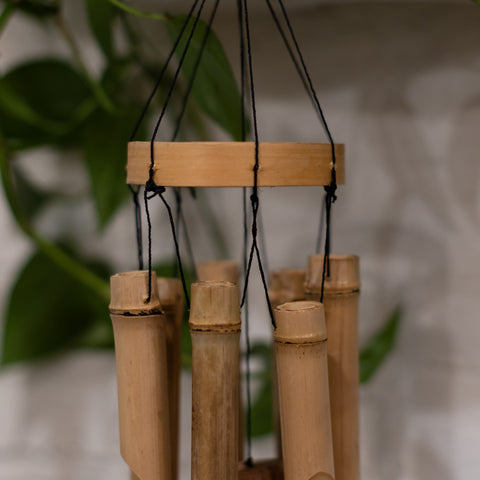 Bamboo Circle Wind Chimes