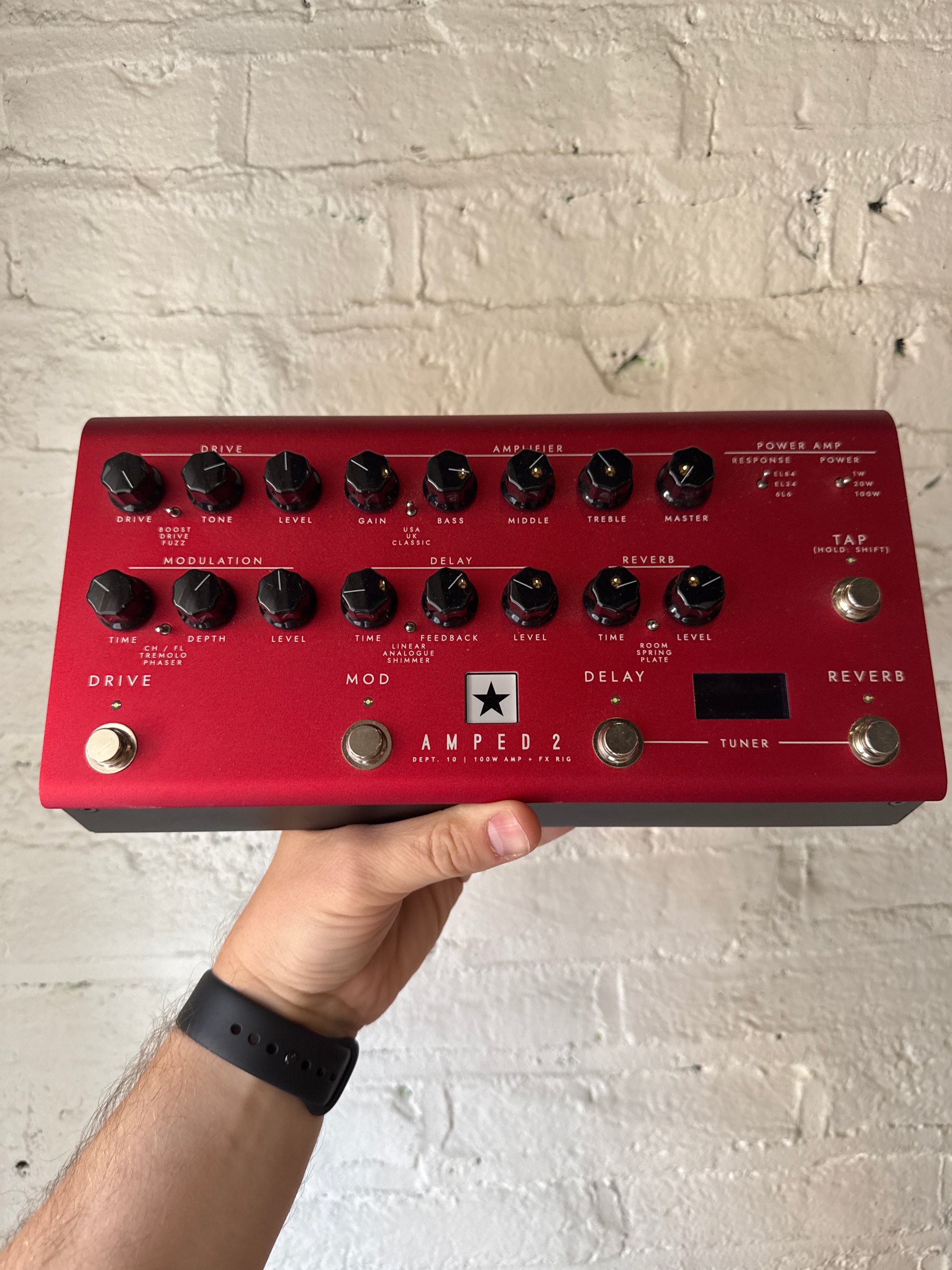 Blackstar Dept. 10 AMPED 2 100-Watt Guitar Amplifier and Effects Pedal - Studio Demo Unit