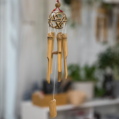 Bamboo Globe Wind Chimes - Mini