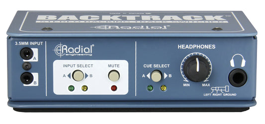 Radial Backtrack Stereo Backing Track Audio Switcher
