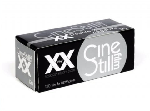 CineStill BwXX Double-X ISO 250 Black & White Negative Film - 120