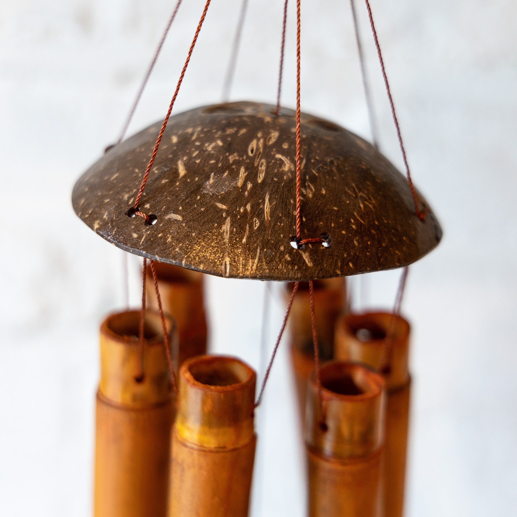 Bamboo Coconut Wind Chimes - Medium