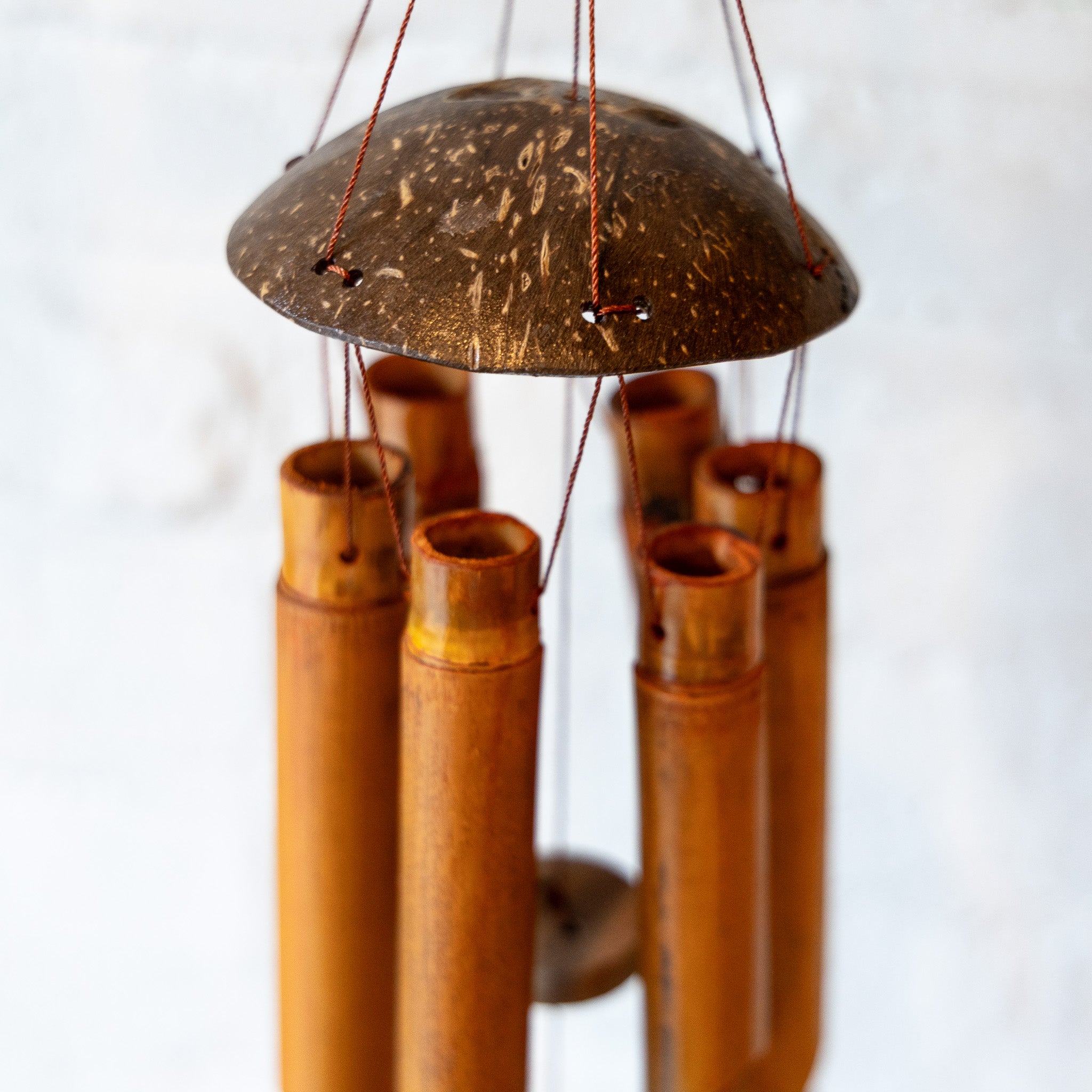 Bamboo Coconut Wind Chimes - Medium