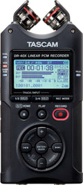 Tascam DR-40X Stereo Handheld Field Recorder and Audio Interface