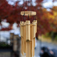 Load image into Gallery viewer, Bamboo Circle Wind Chimes
