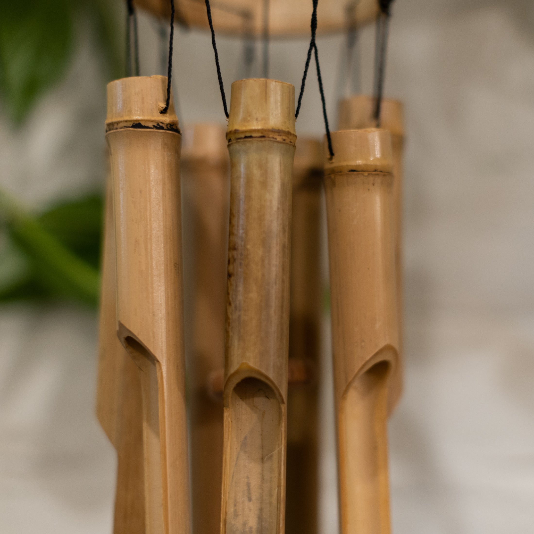 Bamboo Circle Wind Chimes