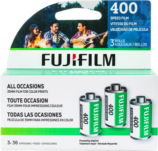 Fujifilm 400 Color Negative 35mm Film 3-pack - 36 exp