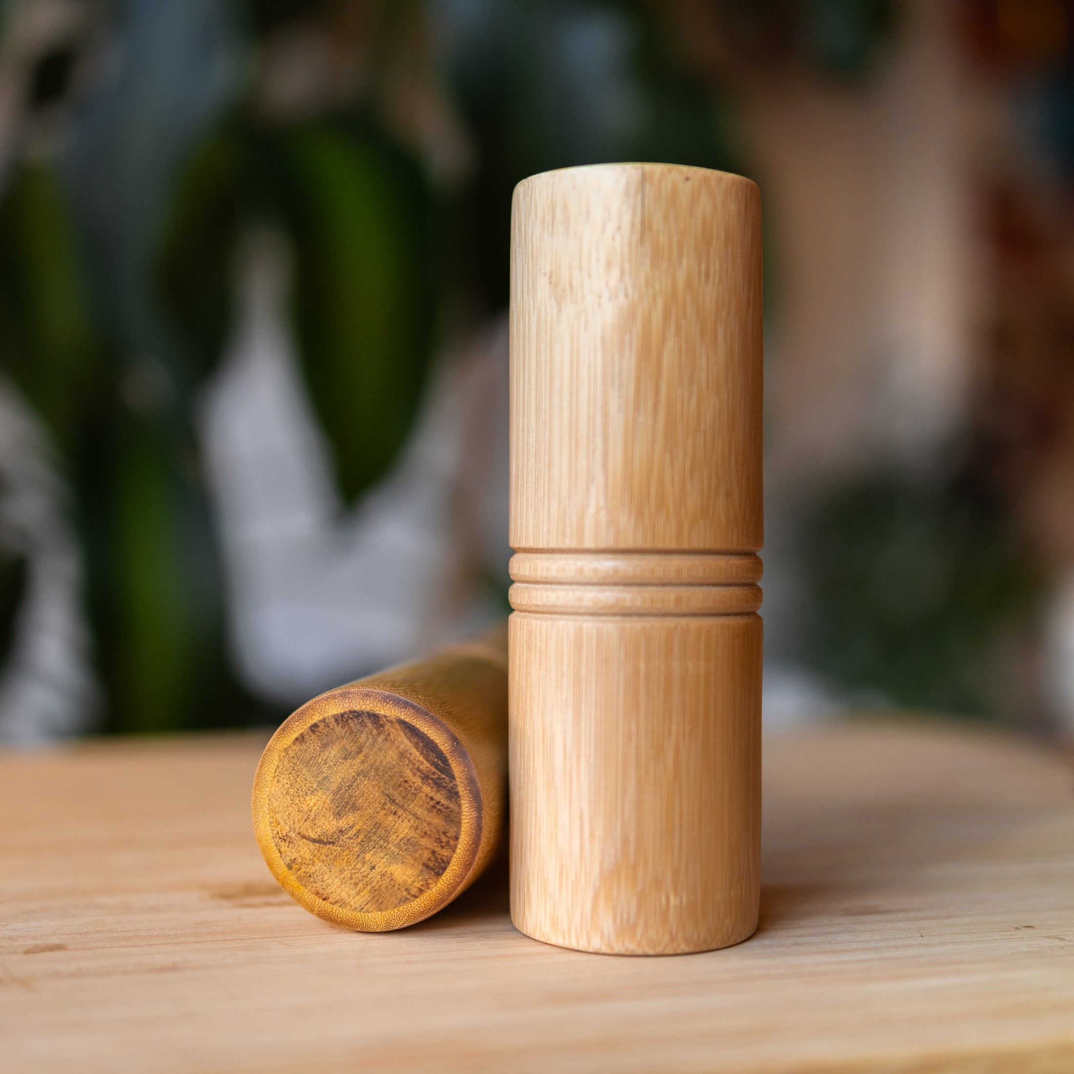 Bamboo Wood Tube Shaker