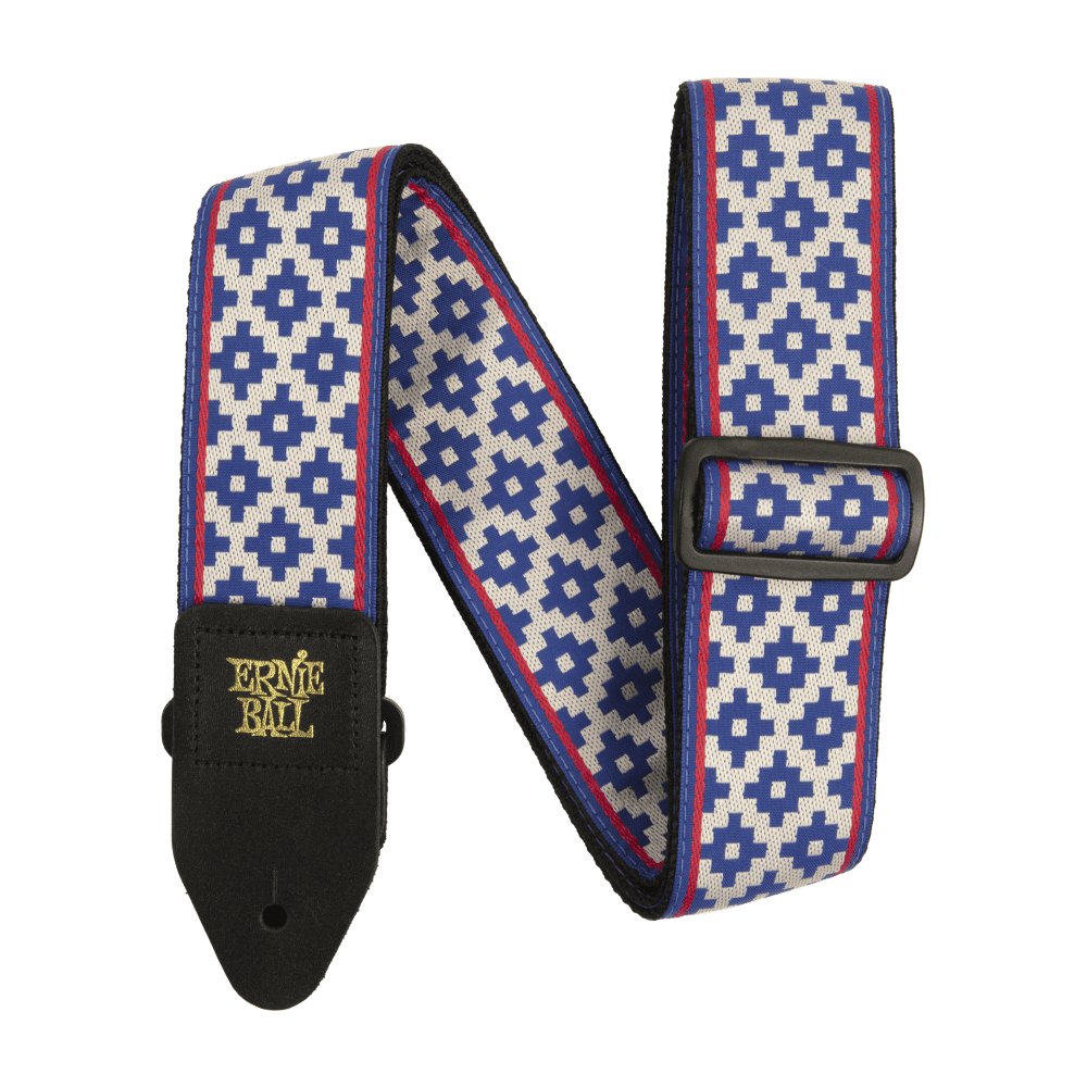 Ernie Ball Classic Jacquard Guitar Strap - Blue Crux