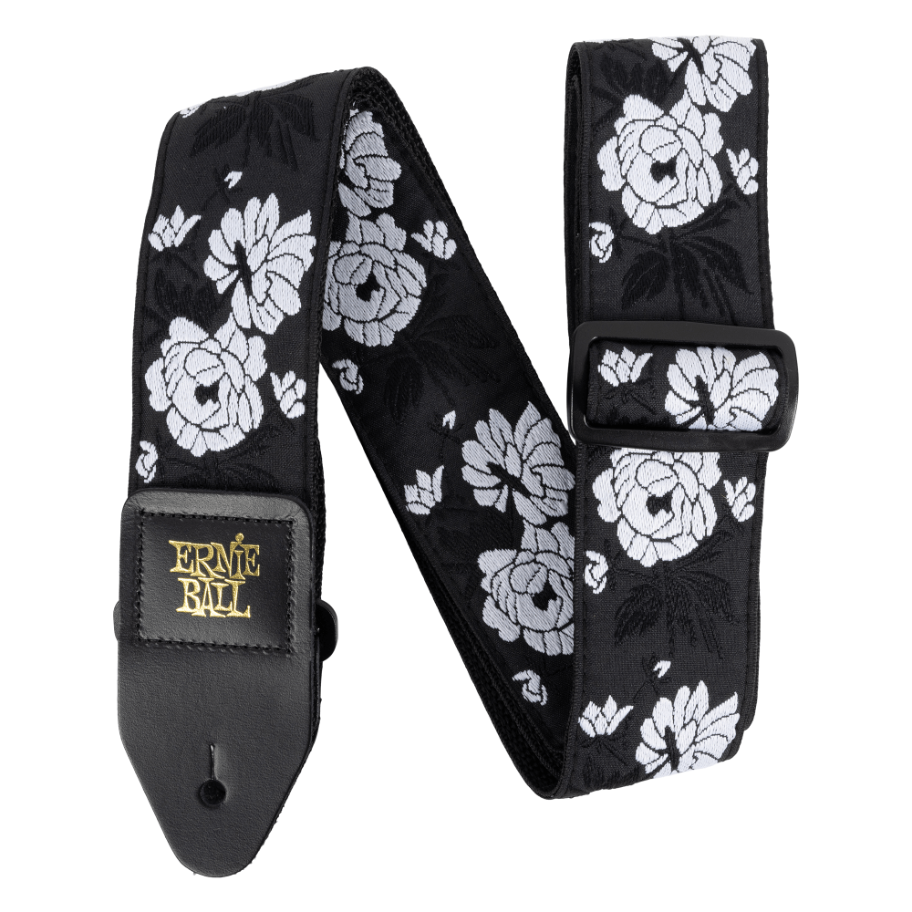 Ernie Ball Classic Jacquard Guitar Strap - Vanilla Rose