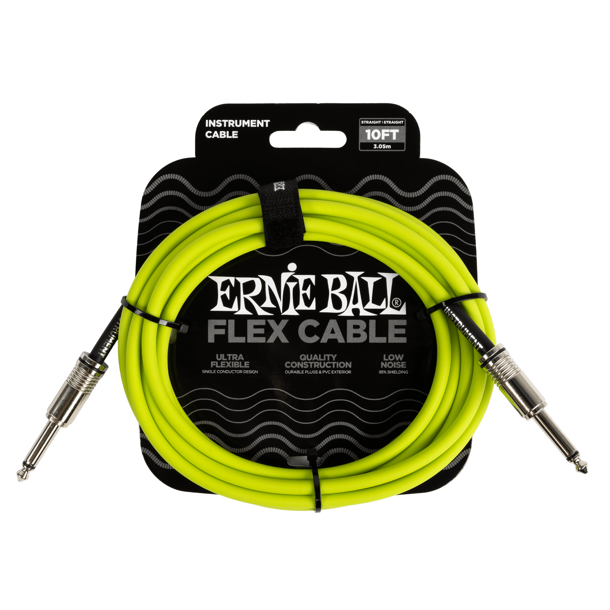 Ernie Ball Flex Instrument Cable - Green