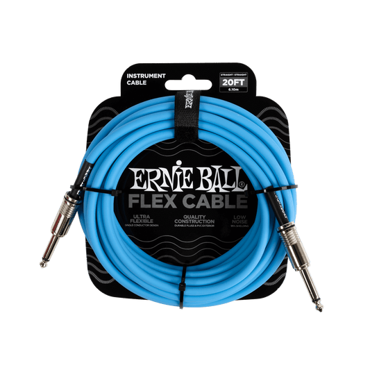 Ernie Ball Flex Instrument Cable - Blue